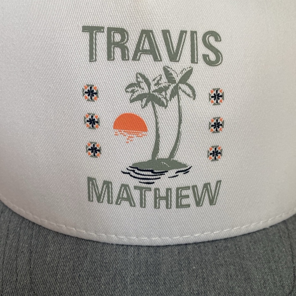 Travis Mathew Address Unknown Twill Trucker Cap - image 4